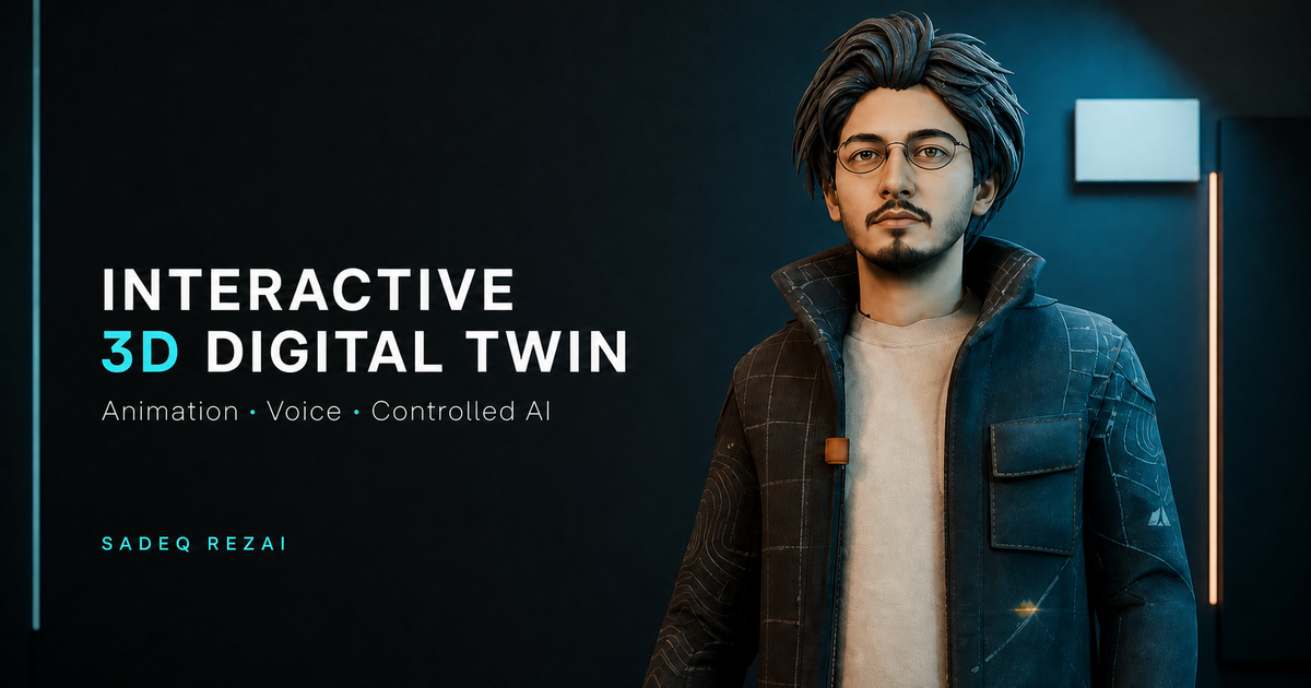 Sadeq’s original digital-twin project artwork